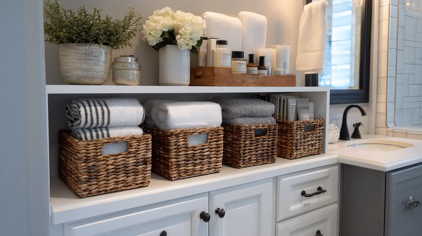 Bathroom Storage Ideas When You Have Zero Cabinet Space