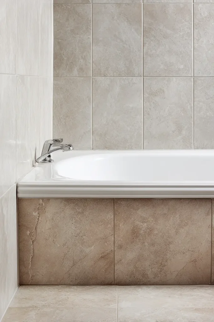 Caulk Strip Tape for the Area Around Your Tub