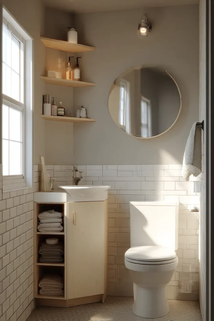 Corner Bathroom Cabinets
