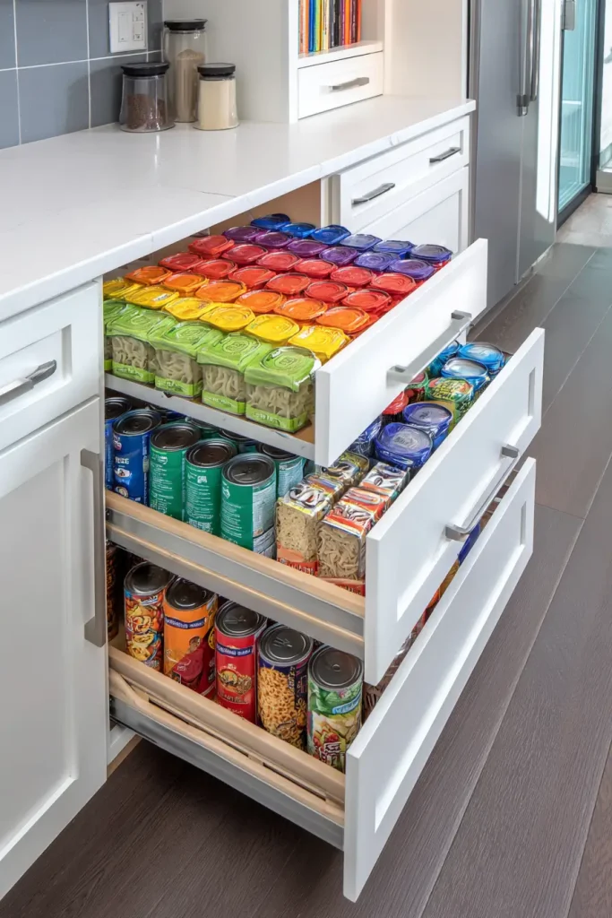 Deep Drawer Pull Outs for Lower Cabinets