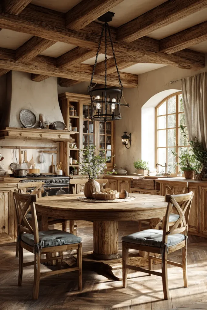 Farmhouse Round Kitchen Table Ideas