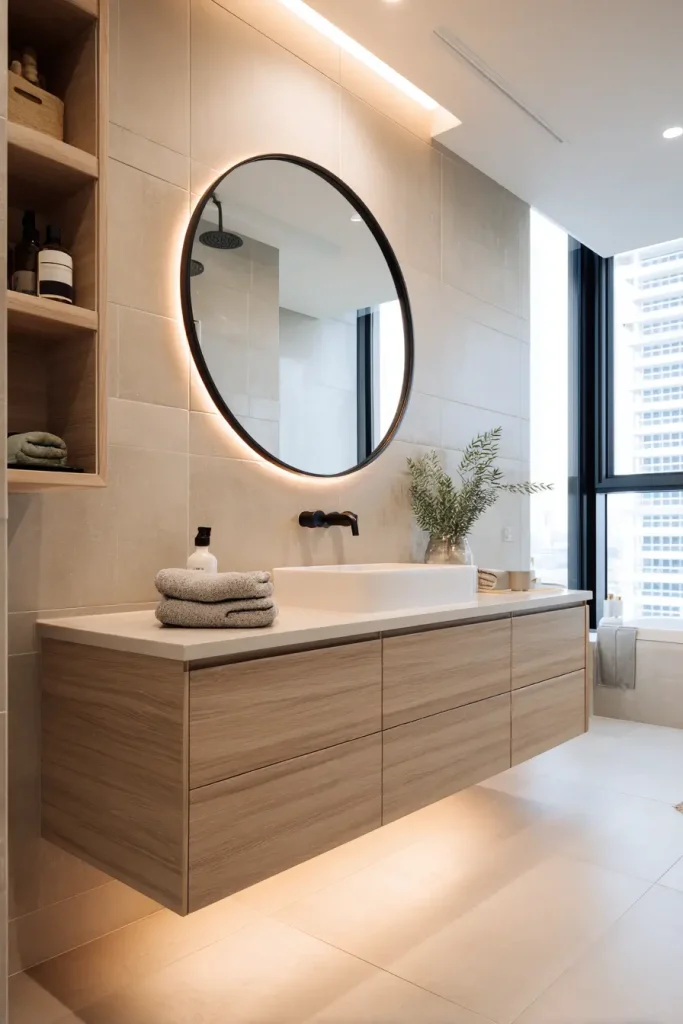 Floating Vanities for a Clean Modern Look