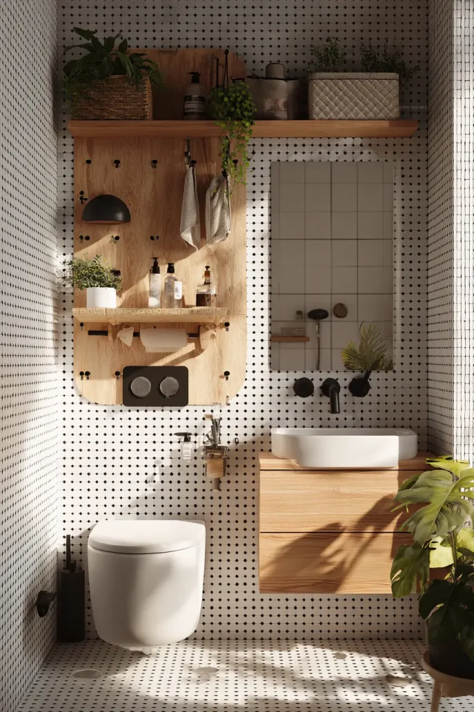 Hang a Small Pegboard Organizer