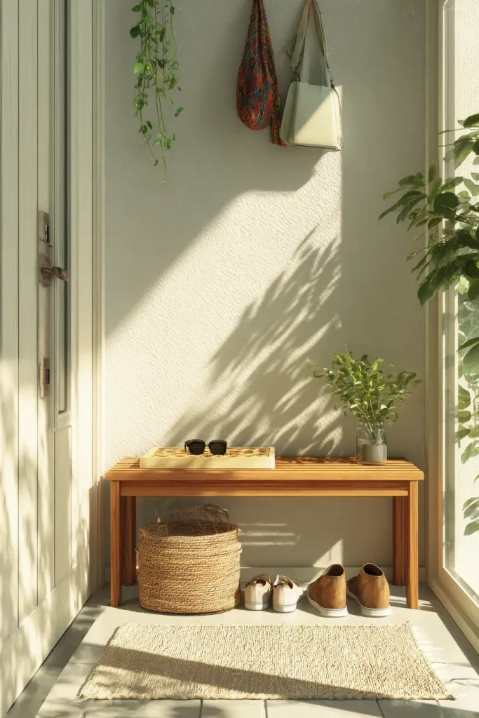 A Freestanding Bench That Does Two Jobs at Once