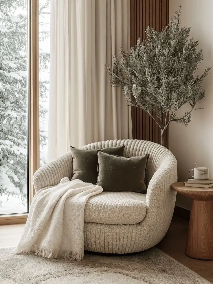 Idea 11: Create a Cozy Reading Nook With Pillows and Fairy Lights