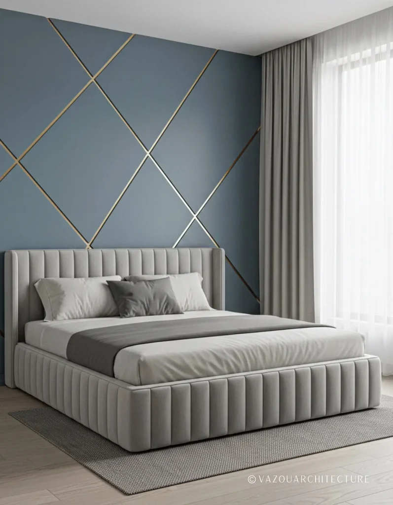 Idea 12: Transform One Wall With Peel and Stick Wallpaper