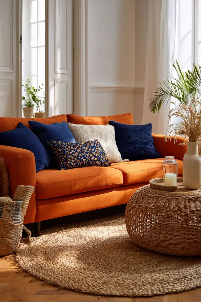  Off-White Walls With a Natural Jute Rug