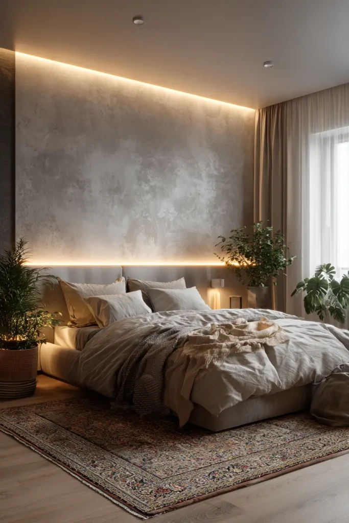 LED Strip Lighting Behind Your Headboard