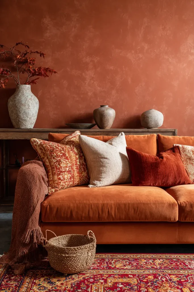  Warm Terracotta Layering With Rust Tones