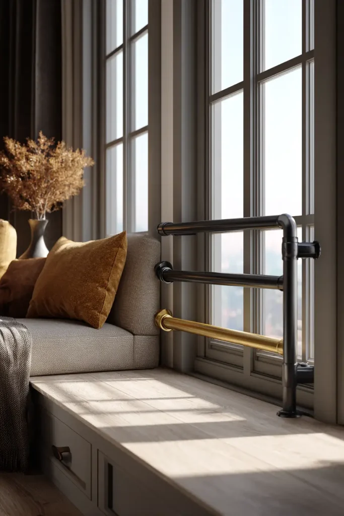 Install Grab Bars That Look Like Decorative Hardware