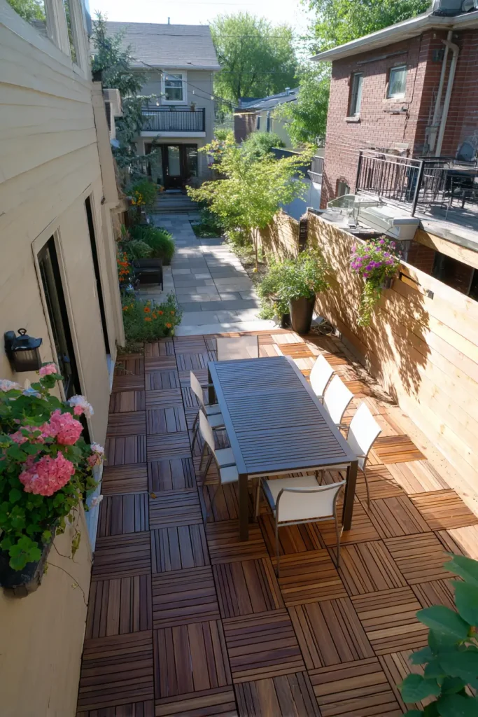 Install Snap Together Deck Tiles