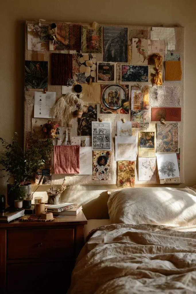 Mood‑Boarding (The Digital Detox Wall)