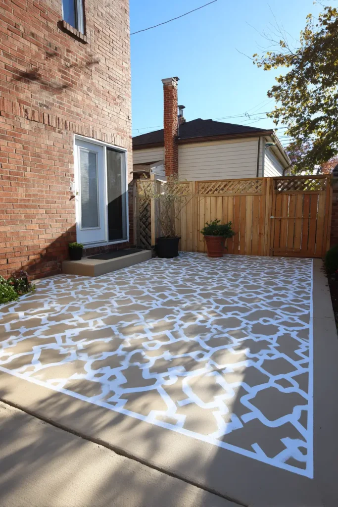 Paint Your Concrete Patio