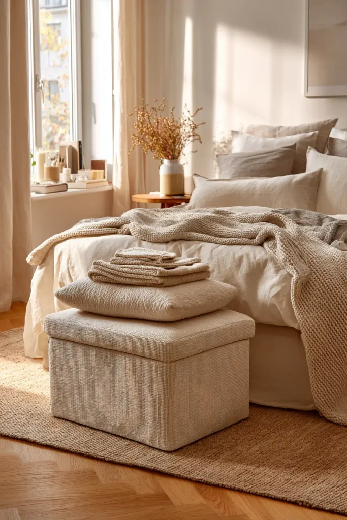 Replace a Bench With a Storage Ottoman