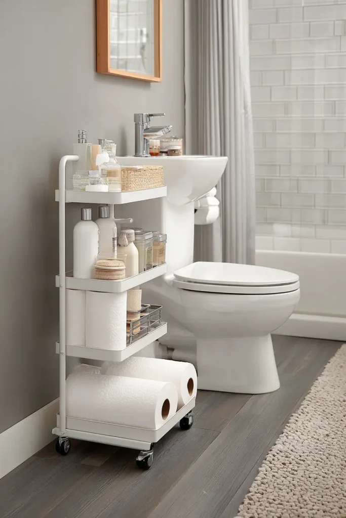 Rolling Slim Storage Cart