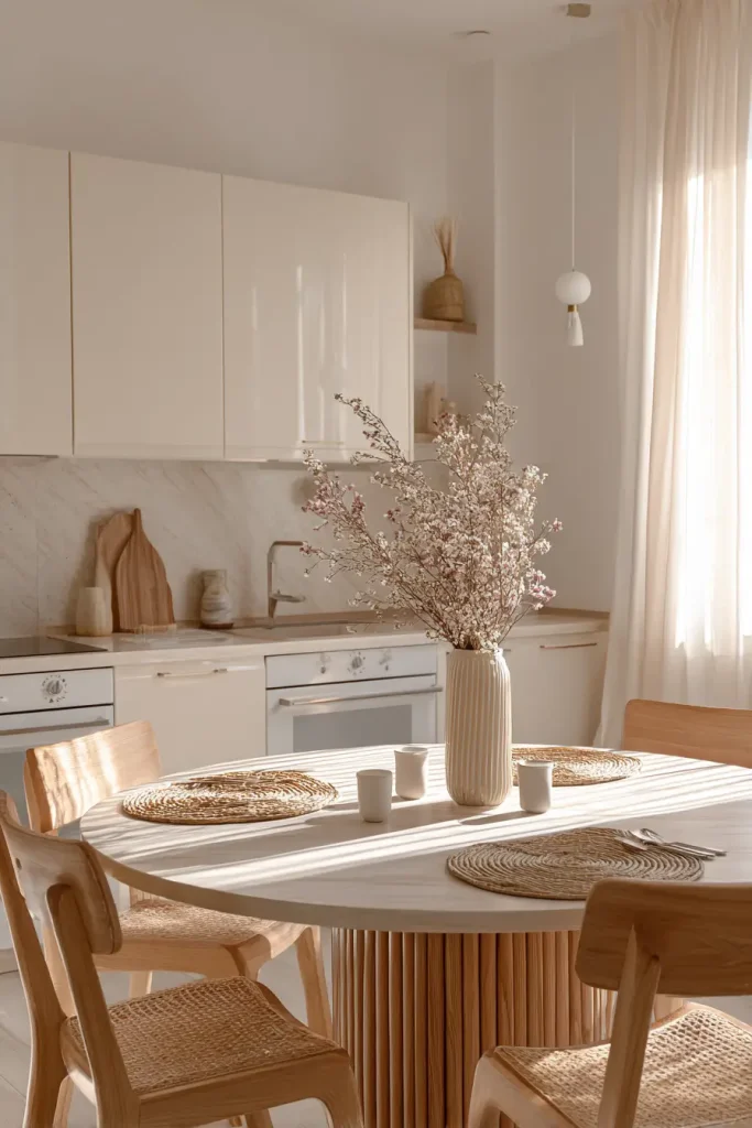 Styling Tips for Round Kitchen Tables