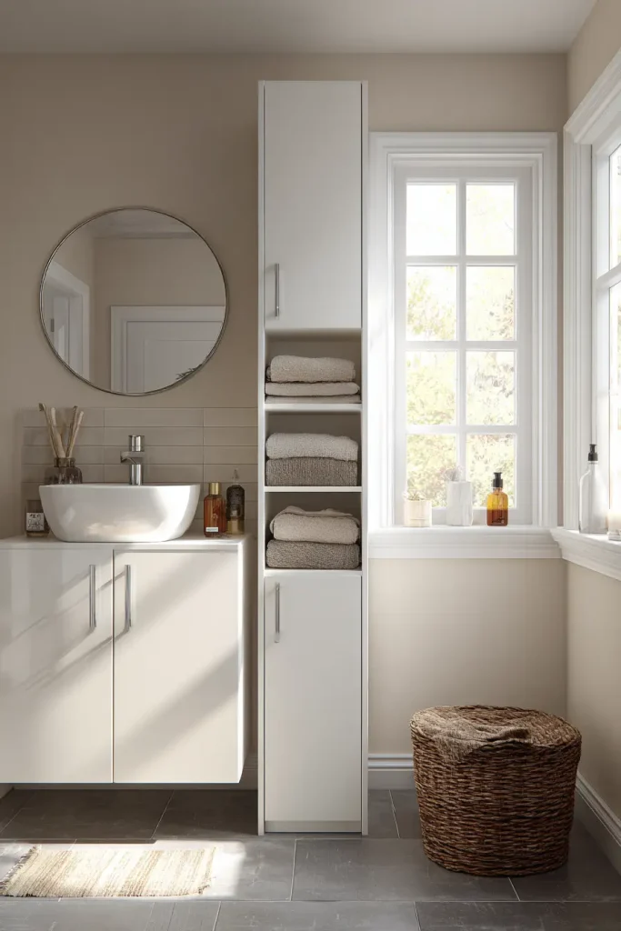 Tall Vertical Storage Cabinets