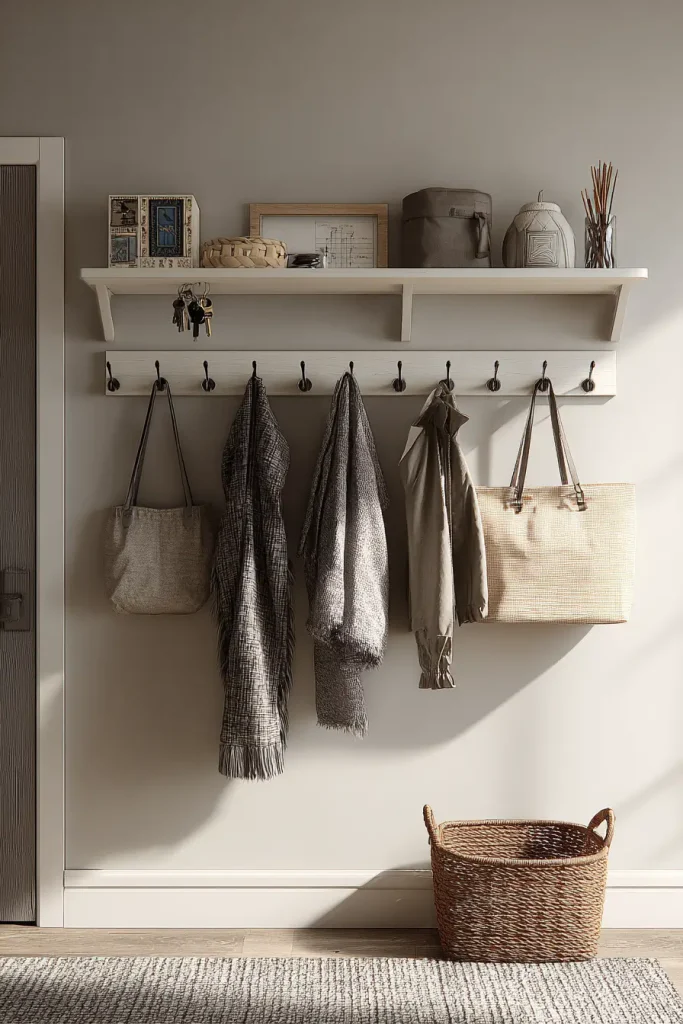 The Floating Shelf and Hook Combo