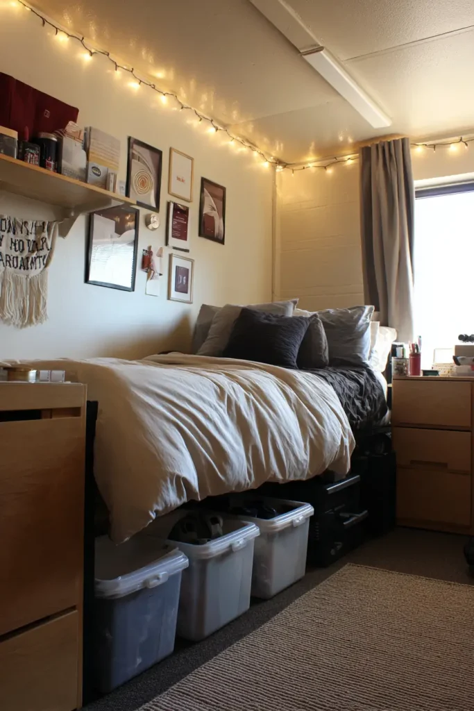 Use Bed Risers to Create Free Storage Space