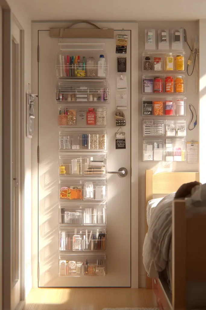 Use Matching Storage Bins to Cut Visual Clutter