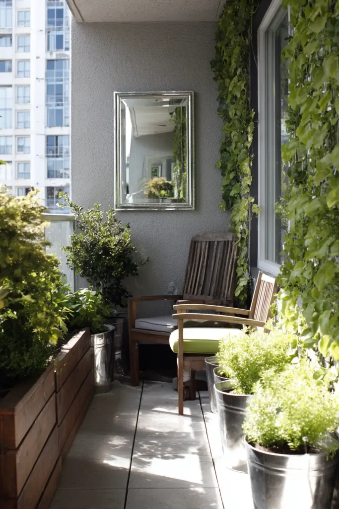 Use Mirrors to Make the Space Feel Bigger