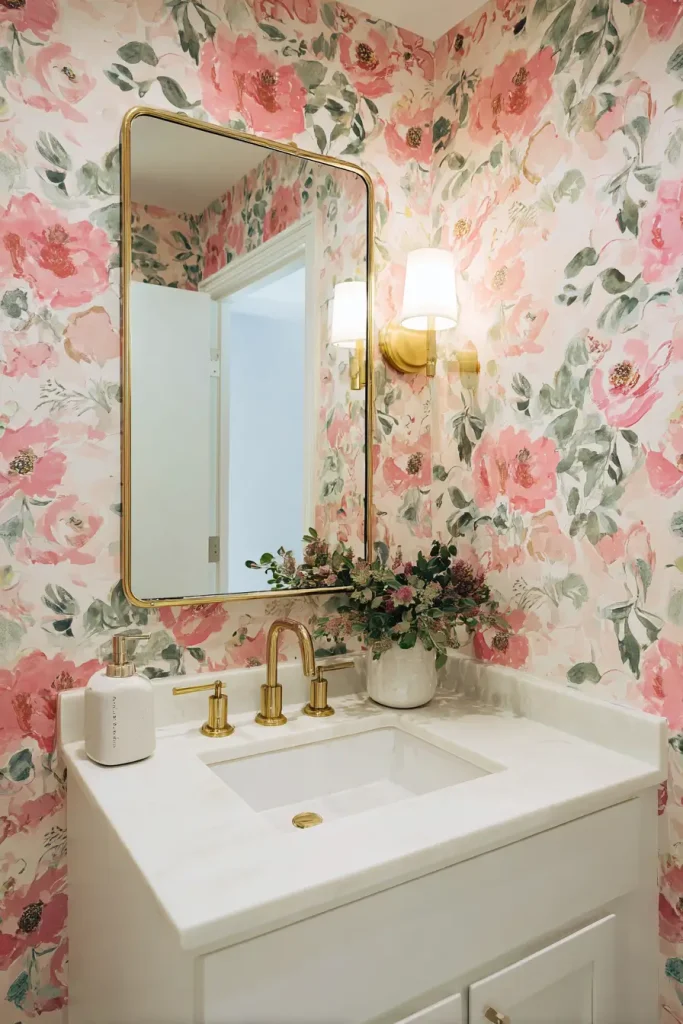 1. Use Removable Wallpaper for Instant Drama