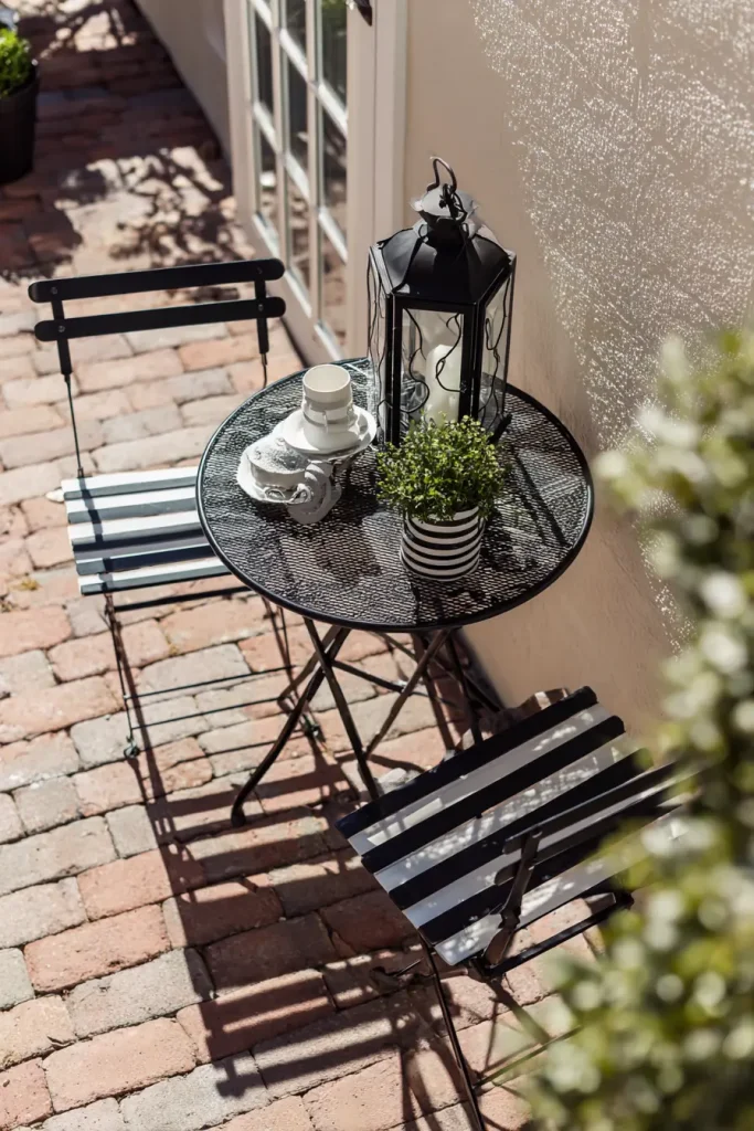 Use a Bistro Set for an Instant European Feel