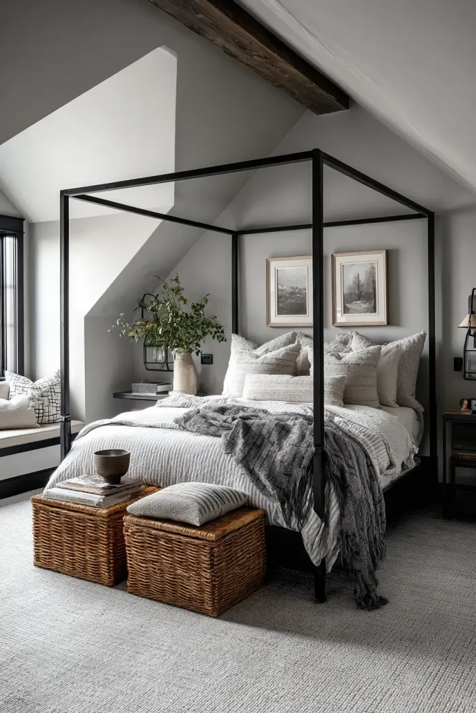 Use a Freestanding Canopy Bed Frame