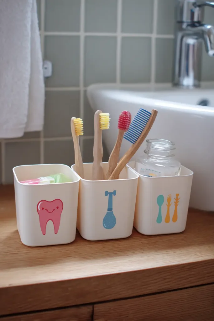 Use dishwasher‑safe bins. 