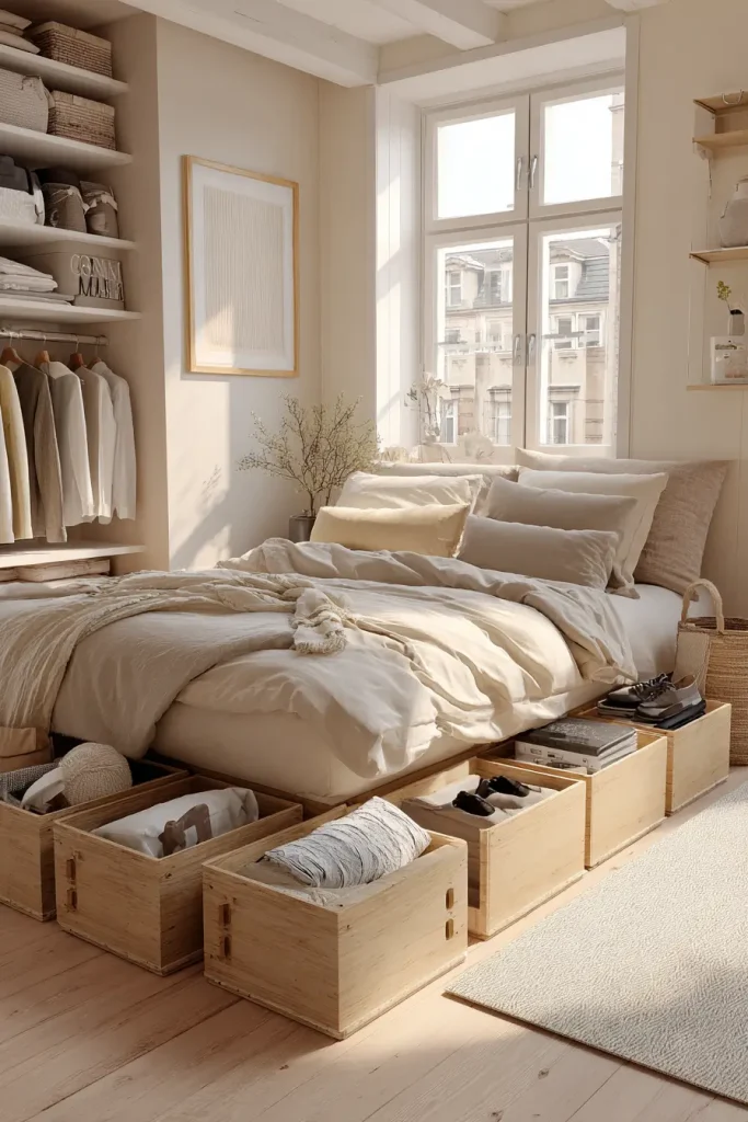 Use the Space Under Your Bed