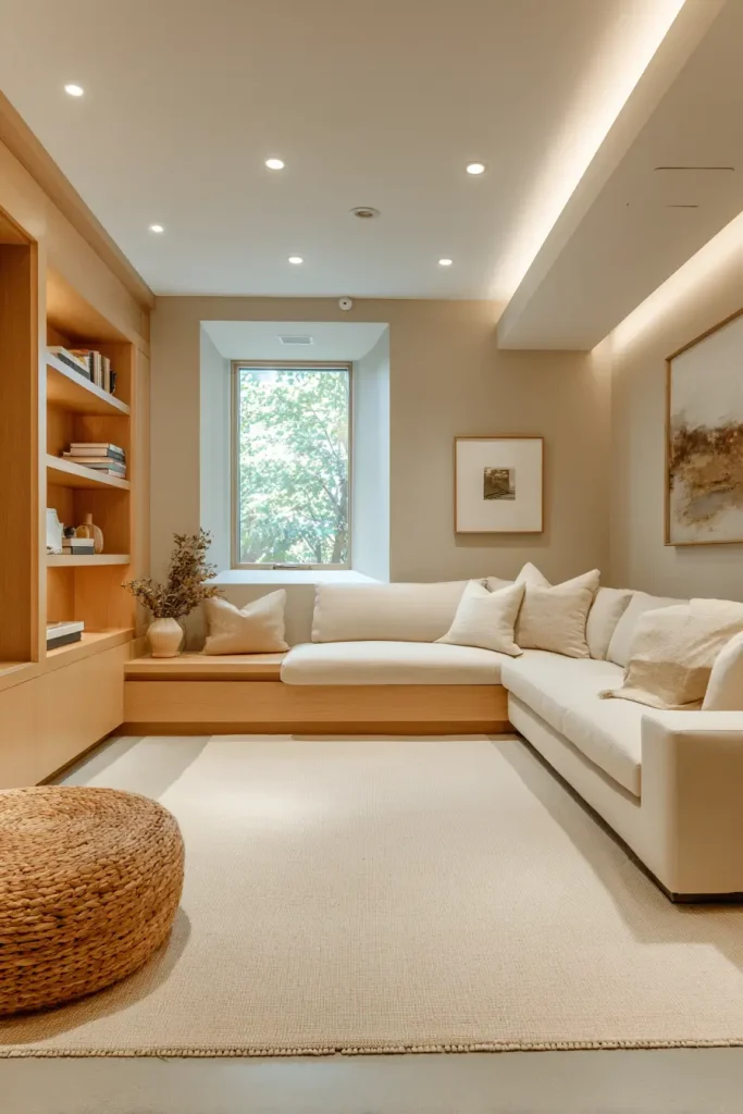 1. Finished Living Space – The Highest-ROI Basement Remodel Idea