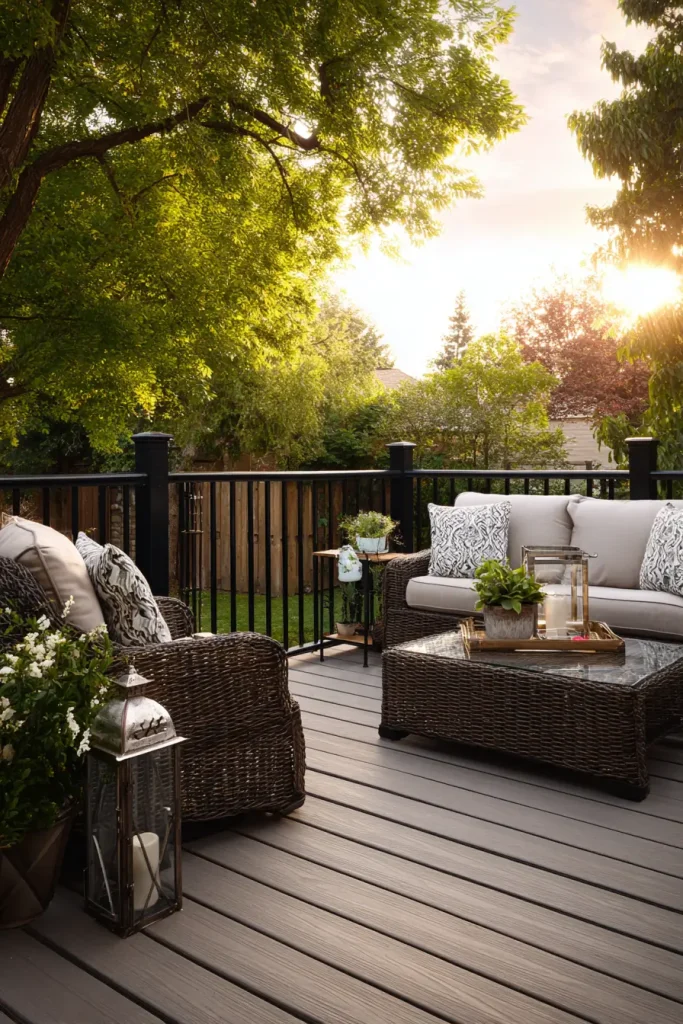 1. Light Grey Center, Dark Grey Edges