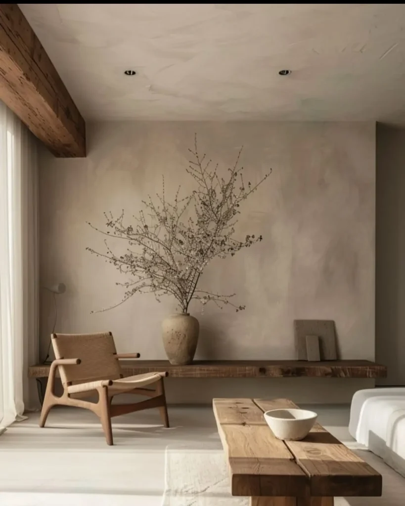 1. Start with a Foundation of Textured Neutral Walls