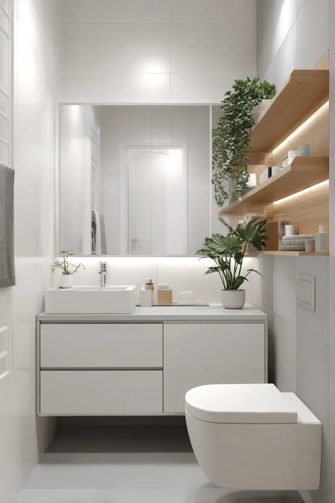 10. Add a Small Plant for Freshness