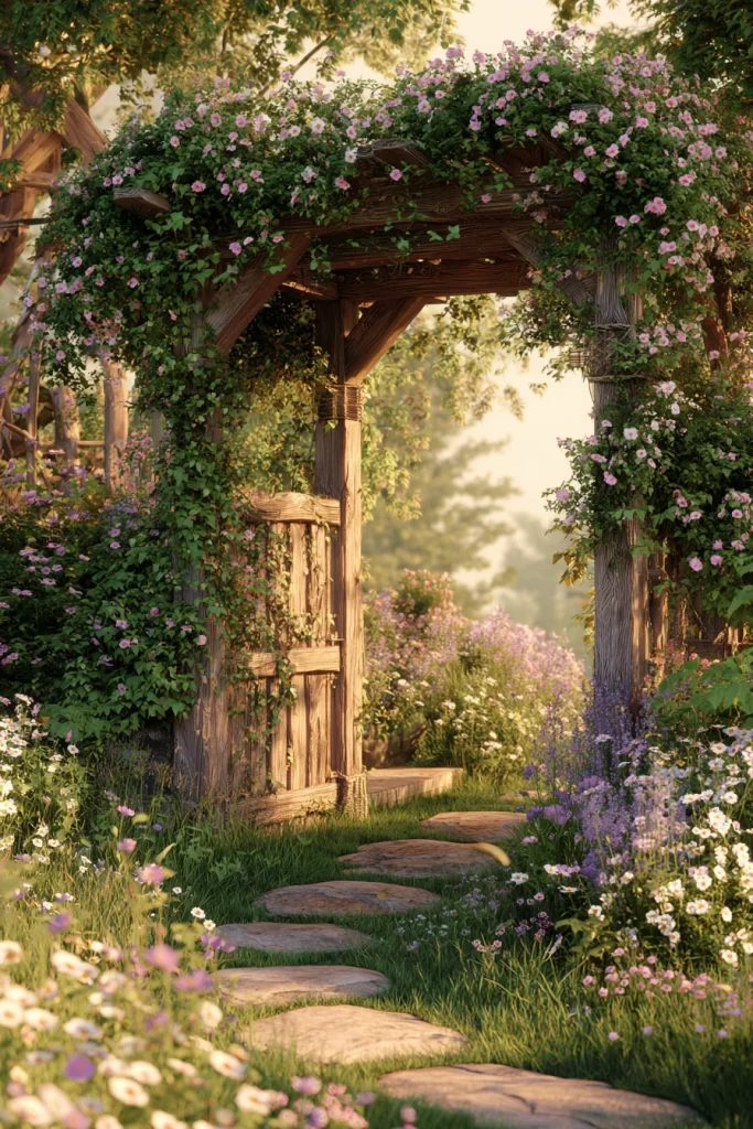 10. Add a trellis or arbor