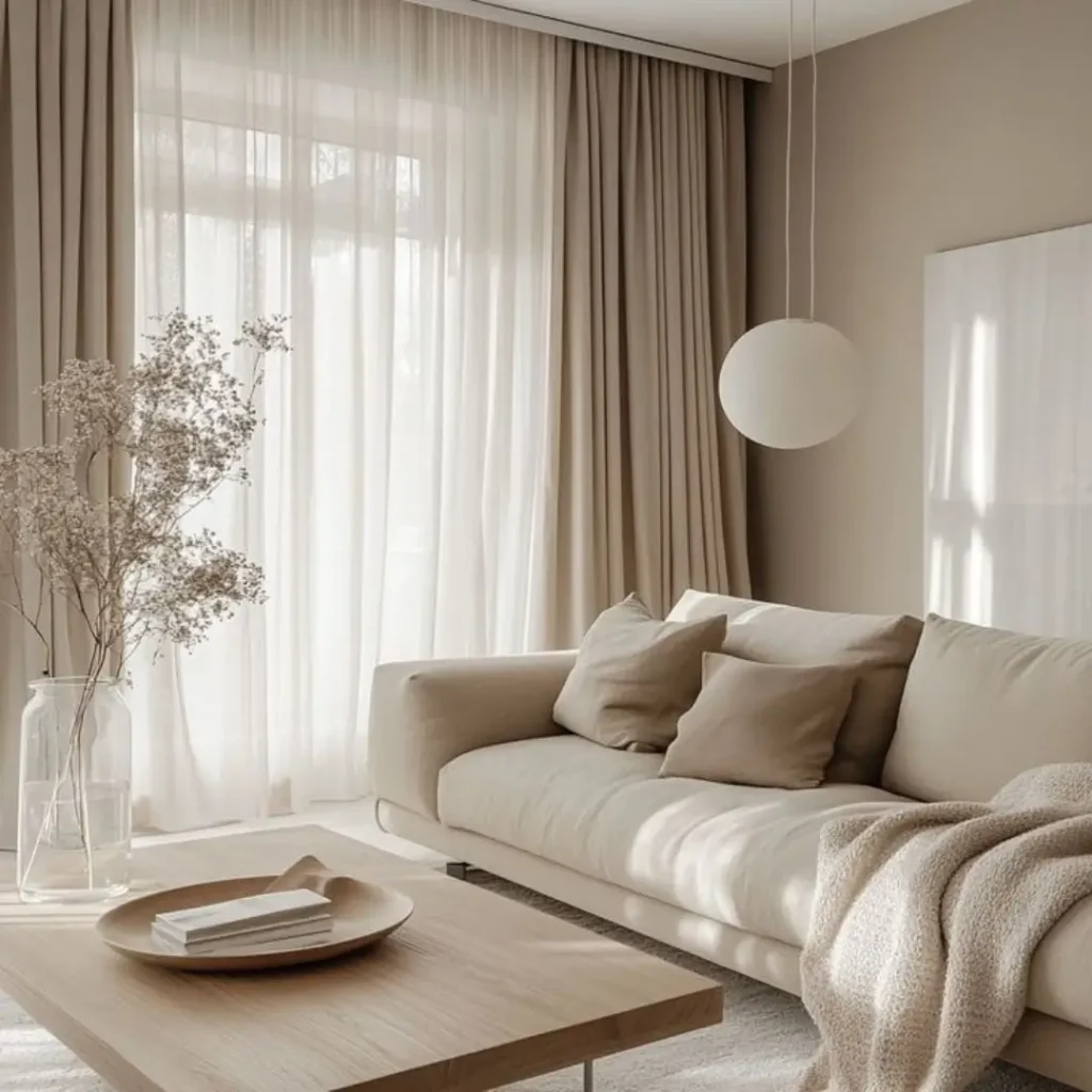 10. Layer with Sheer and Textured Window Treatments
