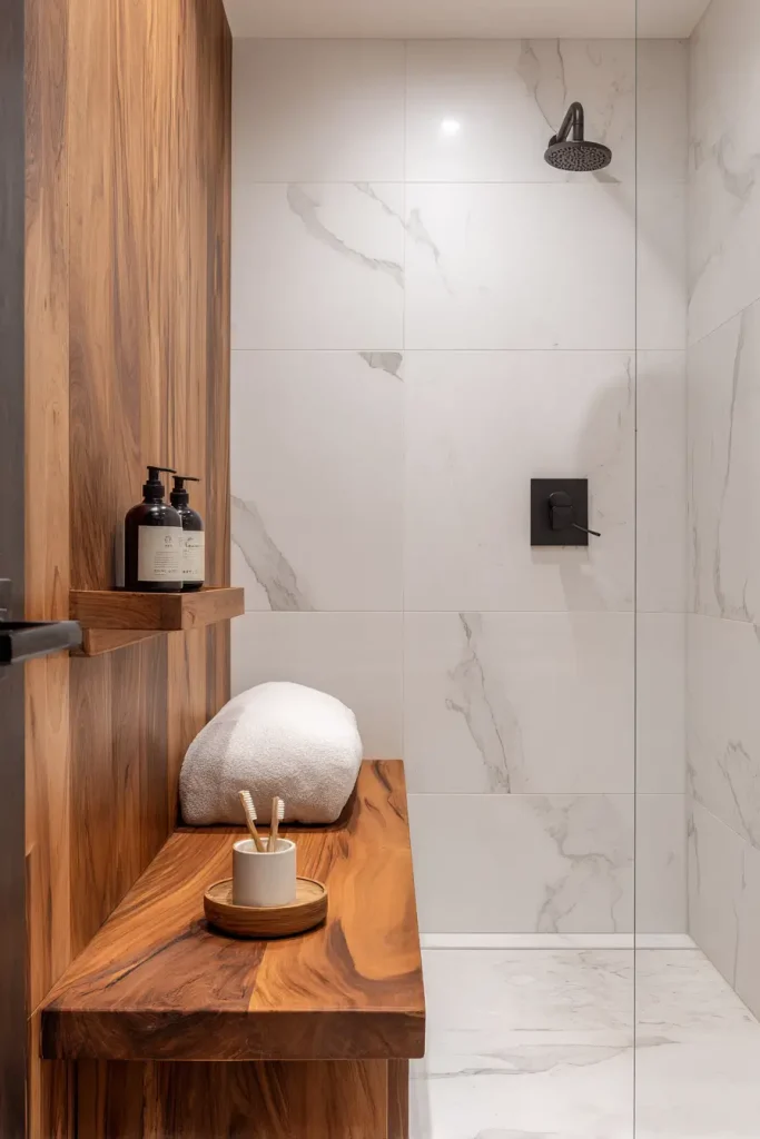 11. Add a Small Wood Accent – Real, Not Faux