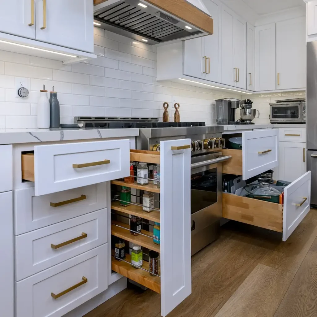 11. Flip Your Cabinet Door Insides