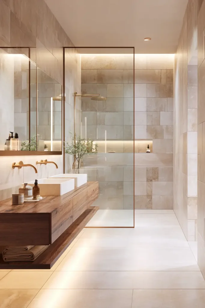 11. Frameless glass keeps sight lines open