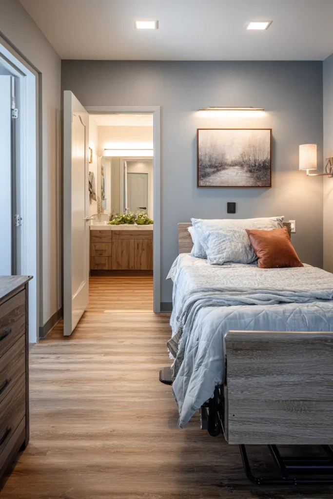 11. Keep a clear path to the bathroom