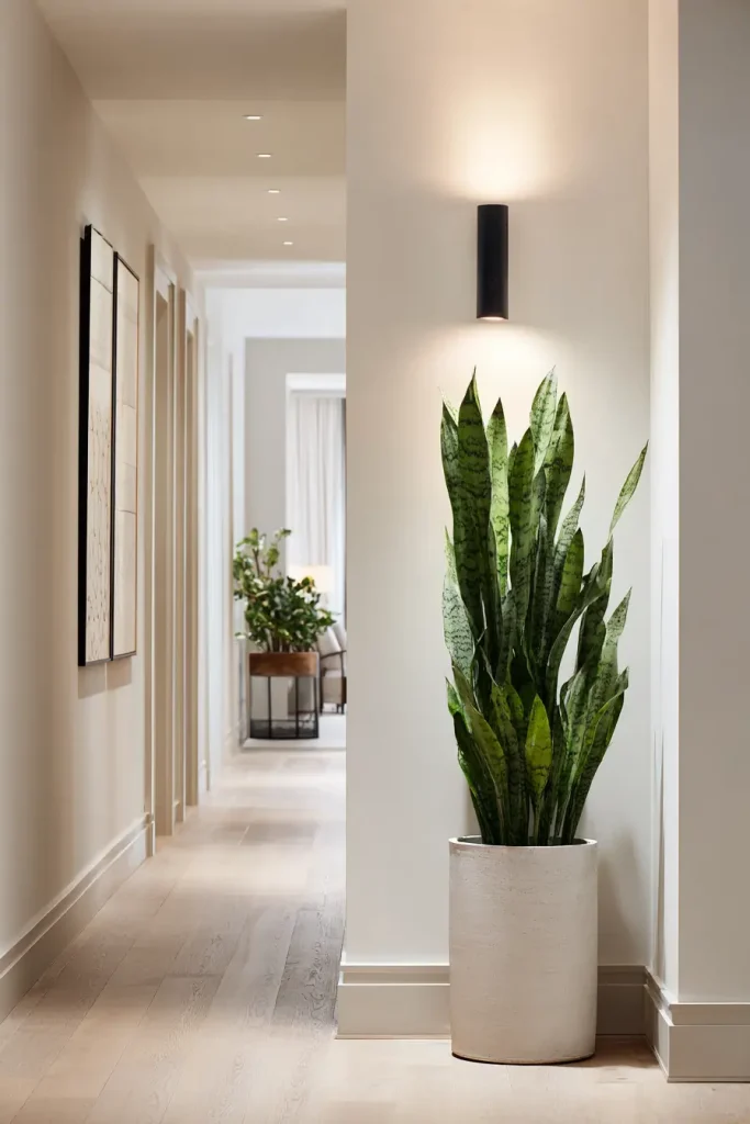 11. Place a Tall Plant in a Corner