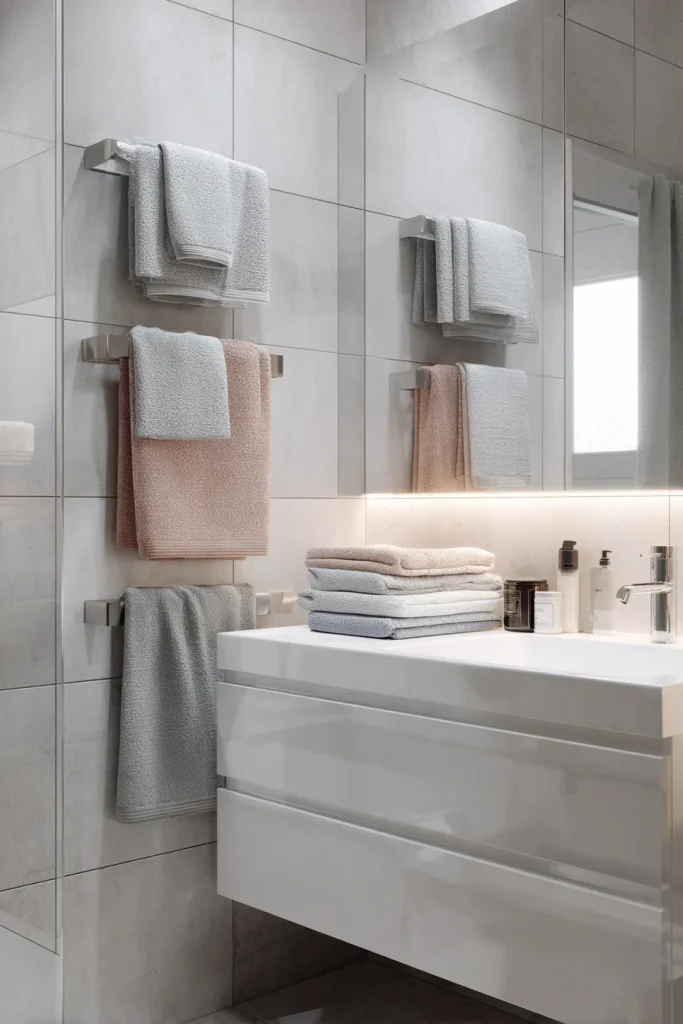 11. Use Hooks Instead of Towel Bars