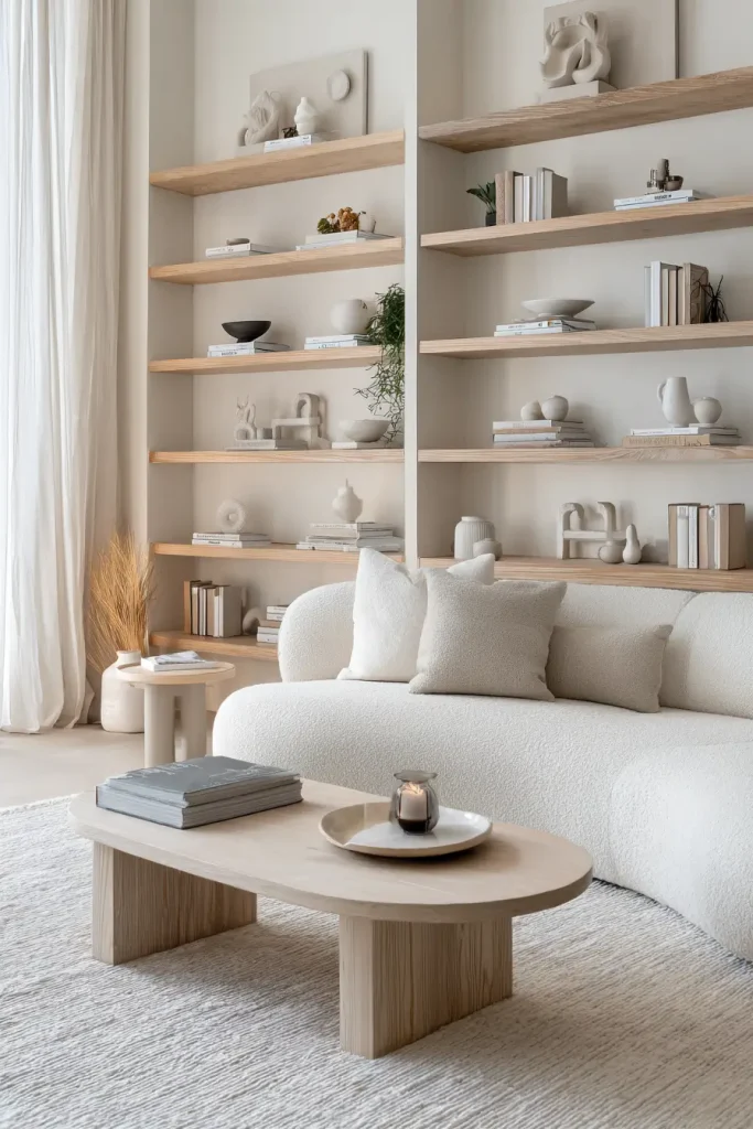 13. Open Shelving with Decor