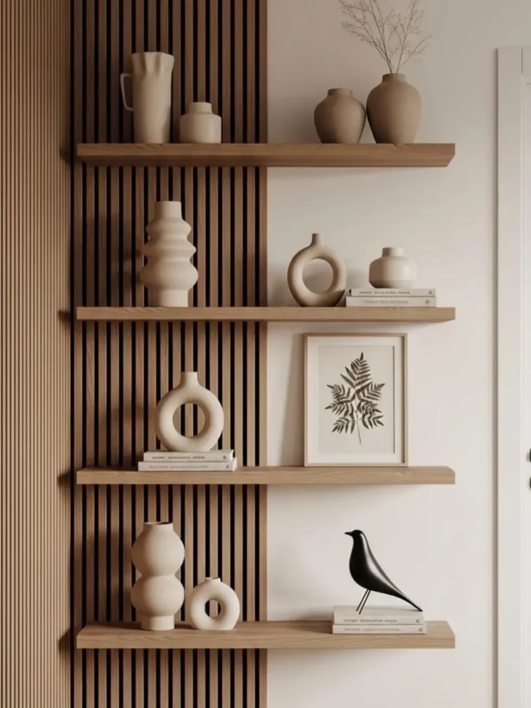 13. Style Your Shelves with a 'Texture First' Approach