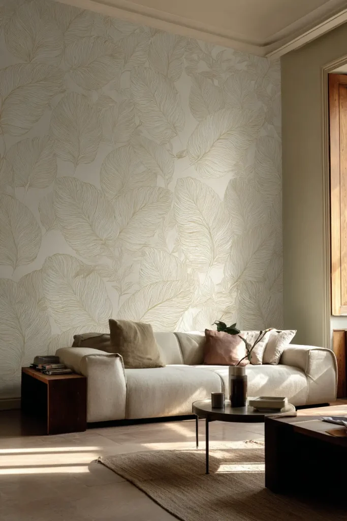 14. Install Peel and Stick Wallpaper on One Wall