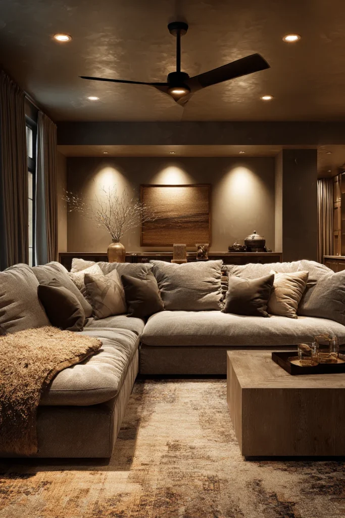 14. Install a Soft, Flush-Mount Ceiling Fan