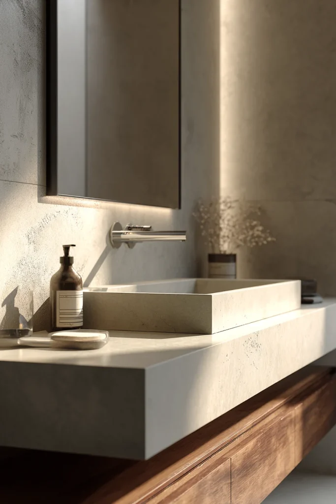 14. Touchless and Voice-Activated Faucets (Built into Vanity)