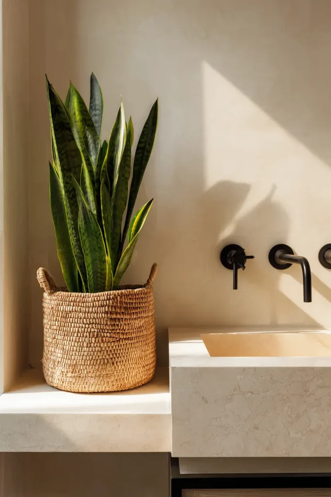 14. Use a Single Live Plant (Not Fake)