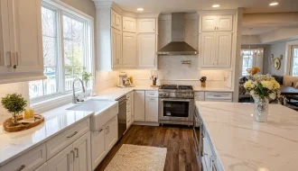 15 Kitchen Cabinet Colors for White Countertops (2026)