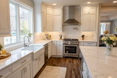 15 Kitchen Cabinet Colors for White Countertops (2026)